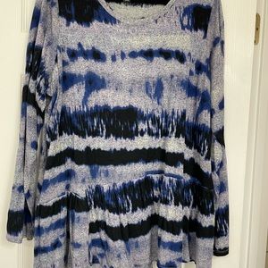 Vera Wang Long Sleeve Top Size 2x